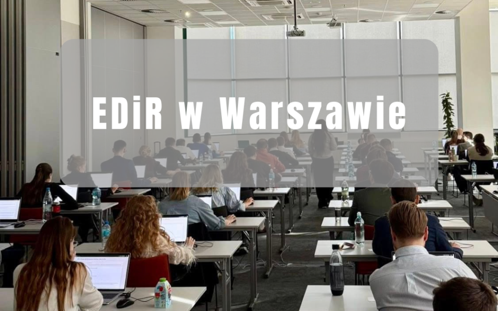 Egzamin EDiR w Warszawie